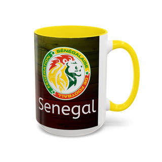 Senegal Football Federation Lion Mug | Accent Coffee Mug