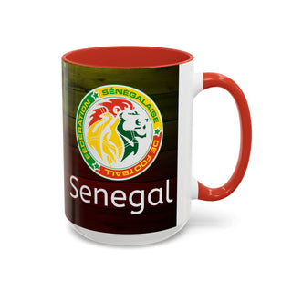 Senegal Football Federation Lion Mug | Accent Coffee Mug
