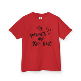 Kids T-Shirt - My Parents Are the Best - Perfect Gift for Anniversaries, Families, Casual.