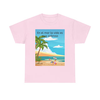 Beach Vibes Tee, Summer T-Shirt, Tropical Shirt, Casual Wear, Vacation Apparel, Gift for Beach Lovers