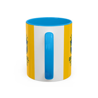Brasil World Cup 2026 Mug | Yellow Soccer Crest, 11oz or 15oz