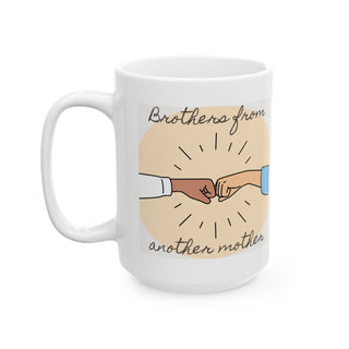 Brotherly Love Ceramic Mug, Friendship Gift, Family Coffee Cup, Inspirational Drinkware, Unique Gift Idea