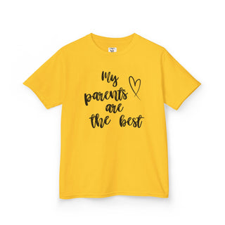 Kids T-Shirt - My Parents Are the Best - Perfect Gift for Anniversaries, Families, Casual.