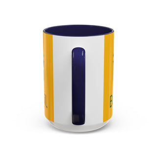 Brasil Crest  Football Mug | Accent Coffee Mug 11oz 15oz
