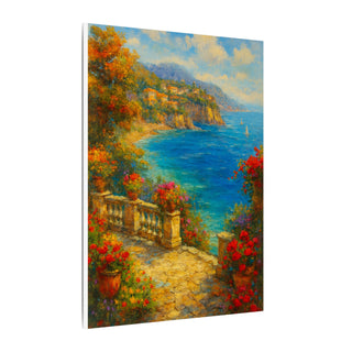 Matte Canvas Art, Coastal Wall Decor, Seaside Landscape Print, Home Decoration, Meditation Space, Gift for Ocean Lovers