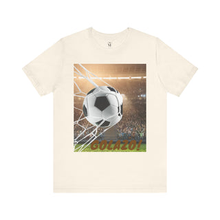 Soccer Goal Celebration Tee, Perfect for Game Day, Sports Fans Gift, Lightweight Jersey Shirt for Athletes, GOLAZO T-Shirt