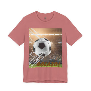 Soccer Goal Celebration Tee, Perfect for Game Day, Sports Fans Gift, Lightweight Jersey Shirt for Athletes, GOLAZO T-Shirt