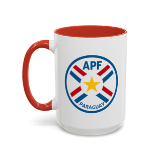 APF Paraguay Soccer Logo Mug | Accent Coffee Mug 11oz 15oz