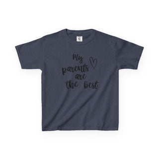Kids T-Shirt - My Parents Are the Best - Perfect Gift for Anniversaries, Families, Casual.