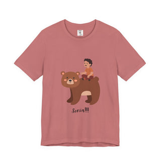 T-Shirt Sonia Teddy Bear Unisex Jersey Short Sleeve Tee