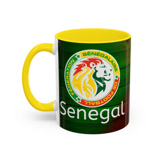 Senegal Football Federation Lion Mug | Accent Coffee Mug