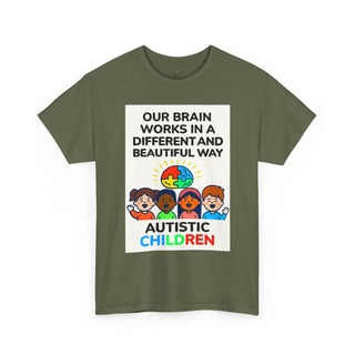 Colorful Autism Awareness Tee with Inspirational Message, Unisex Cotton Shirt, Gift for Autism Advocate, Everyday Wear, Inclusive Fashion