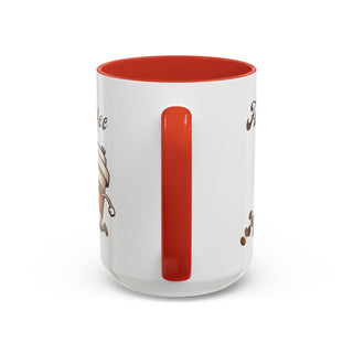 Cheerful Coffee Mug - Perfect for Coffee Lovers, First Cup Celebration, Gift for Friends and Family, Fun Kitchen Decor, Unique Drinkware