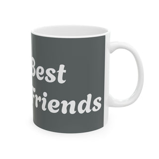 Best Friends Ceramic Mug - Perfect Gift for Friendship, Thank You, Coffee Lovers