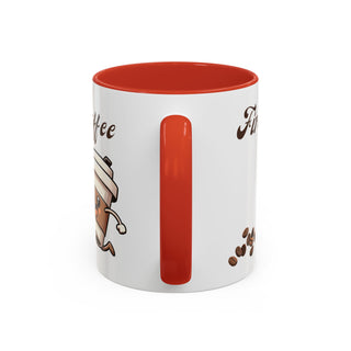 Cheerful Coffee Mug - Perfect for Coffee Lovers, First Cup Celebration, Gift for Friends and Family, Fun Kitchen Decor, Unique Drinkware