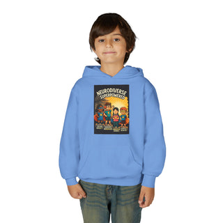 Neurodiverse Superpowered Hoodie, Youth Sweatshirt, Support Neurodiversity, Kids Gift, Fun Hoodie, Inclusive Apparel