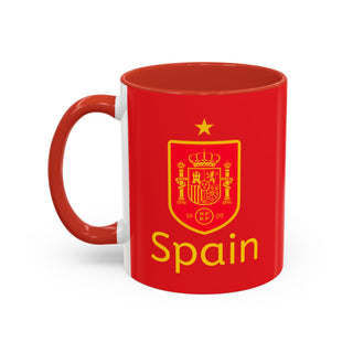 Spain National Football Team Crest Mug | Accent Coffee Mug 11oz 15oz