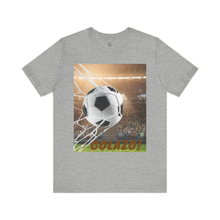 Soccer Goal Celebration Tee, Perfect for Game Day, Sports Fans Gift, Lightweight Jersey Shirt for Athletes, GOLAZO T-Shirt