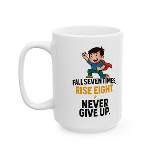 Inspirational Ceramic Mug, Motivational Coffee Cup, Office Humor Gift, Funny Tea Mug, Self-Help Gift, Encouragement Decor