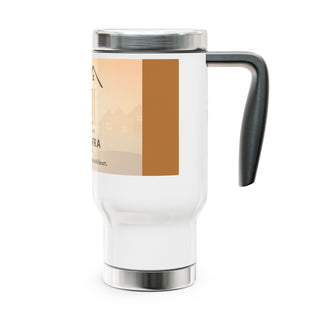 Stylish Stainless Steel Travel Mug with Handle | Great for Coffee Lovers | Keeps Drinks Warm | Perfect for Gifts and Holidays