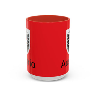 Austria Football Crest Mug | Accent Coffee Mug 11oz 15oz