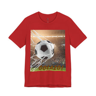 Soccer Goal Celebration Tee, Perfect for Game Day, Sports Fans Gift, Lightweight Jersey Shirt for Athletes, GOLAZO T-Shirt