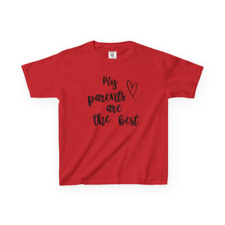 Kids T-Shirt - My Parents Are the Best - Perfect Gift for Anniversaries, Families, Casual.