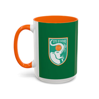 Côte d'Ivoire Elephant Crest Mug | Accent Coffee Mug (11/15oz)
