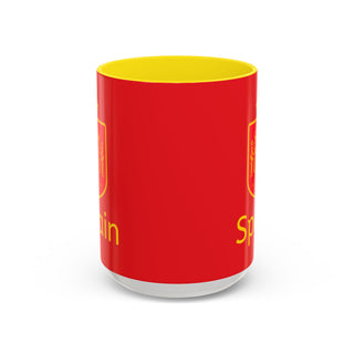 Spain National Football Team Crest Mug | Accent Coffee Mug 11oz 15oz