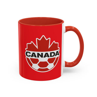 Canada Soccer Logo Mug | Accent Coffee Mug 11oz 15oz