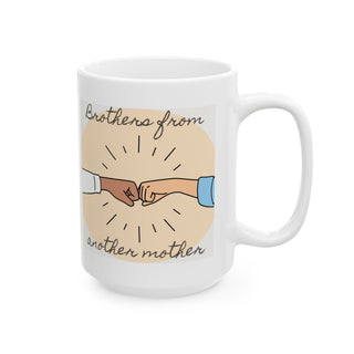 Brotherly Love Ceramic Mug, Friendship Gift, Family Coffee Cup, Inspirational Drinkware, Unique Gift Idea