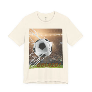 Soccer Goal Celebration Tee, Perfect for Game Day, Sports Fans Gift, Lightweight Jersey Shirt for Athletes, GOLAZO T-Shirt