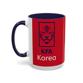 KFA Korea Tiger Logo Coffee Mug | Accent Color 11oz 15oz