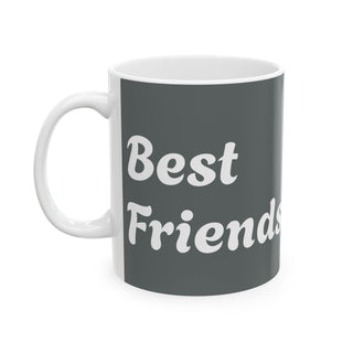 Best Friends Ceramic Mug - Perfect Gift for Friendship, Thank You, Coffee Lovers
