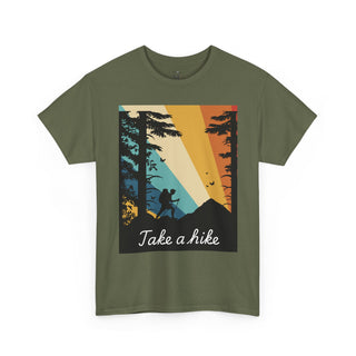 Outdoor Adventure Tee: Take a Hike Shirt, Gift for Nature Lovers, Hiking Apparel, Camping T-Shirt, Unisex Cotton Tee