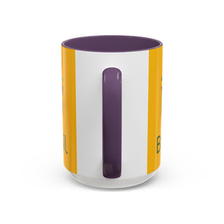 Brasil Crest  Football Mug | Accent Coffee Mug 11oz 15oz