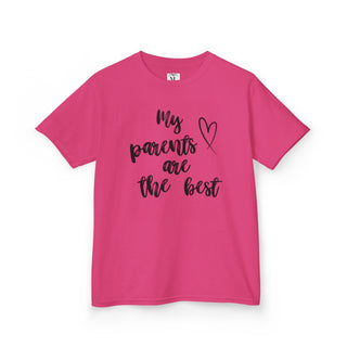 Kids T-Shirt - My Parents Are the Best - Perfect Gift for Anniversaries, Families, Casual.