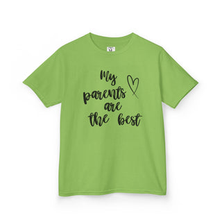 Kids T-Shirt - My Parents Are the Best - Perfect Gift for Anniversaries, Families, Casual.
