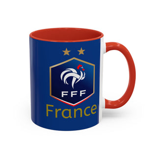 France Football Crest Mug | Accent Coffee Mug 11oz 15oz