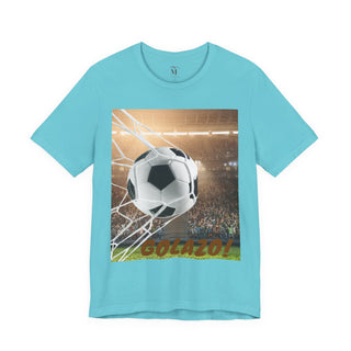 Soccer Goal Celebration Tee, Perfect for Game Day, Sports Fans Gift, Lightweight Jersey Shirt for Athletes, GOLAZO T-Shirt