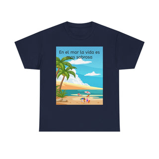 Beach Vibes Tee, Summer T-Shirt, Tropical Shirt, Casual Wear, Vacation Apparel, Gift for Beach Lovers