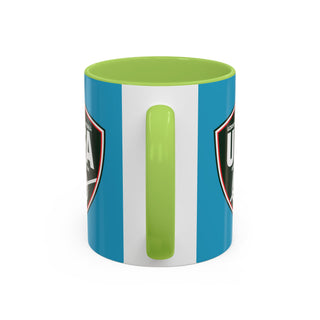 Uzbekistan Football Association Logo Mug | Accent Coffee Mug