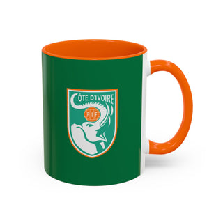 Côte d'Ivoire Elephant Crest Mug | Accent Coffee Mug (11/15oz)