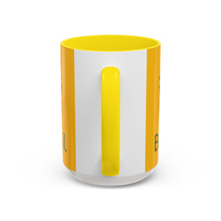 Brasil Crest  Football Mug | Accent Coffee Mug 11oz 15oz