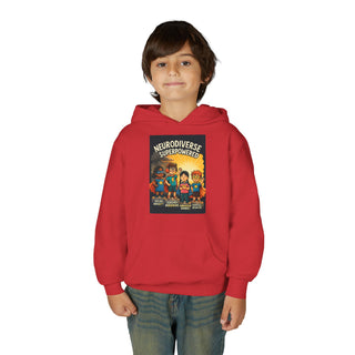 Neurodiverse Superpowered Hoodie, Youth Sweatshirt, Support Neurodiversity, Kids Gift, Fun Hoodie, Inclusive Apparel
