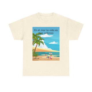Beach Vibes Tee, Summer T-Shirt, Tropical Shirt, Casual Wear, Vacation Apparel, Gift for Beach Lovers
