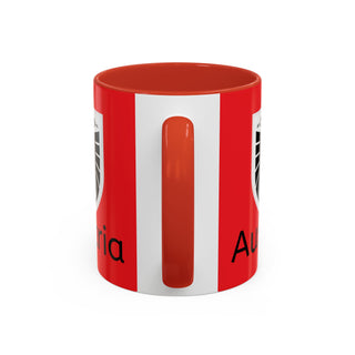 Austria Football Crest Mug | Accent Coffee Mug 11oz 15oz