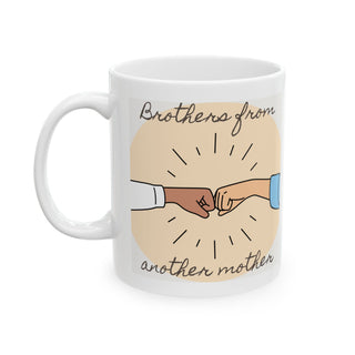Brotherly Love Ceramic Mug, Friendship Gift, Family Coffee Cup, Inspirational Drinkware, Unique Gift Idea