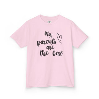Kids T-Shirt - My Parents Are the Best - Perfect Gift for Anniversaries, Families, Casual.