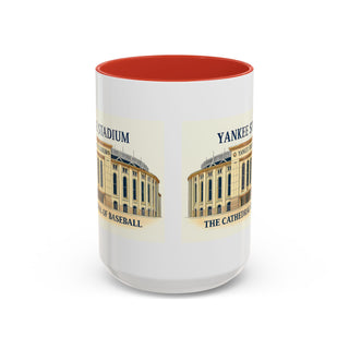 Yankee Stadium Accent Coffee Mug | Baseball Fan Gift, Sports Mug, Coffee Lover, Collectible Mug, Home Bar Decor